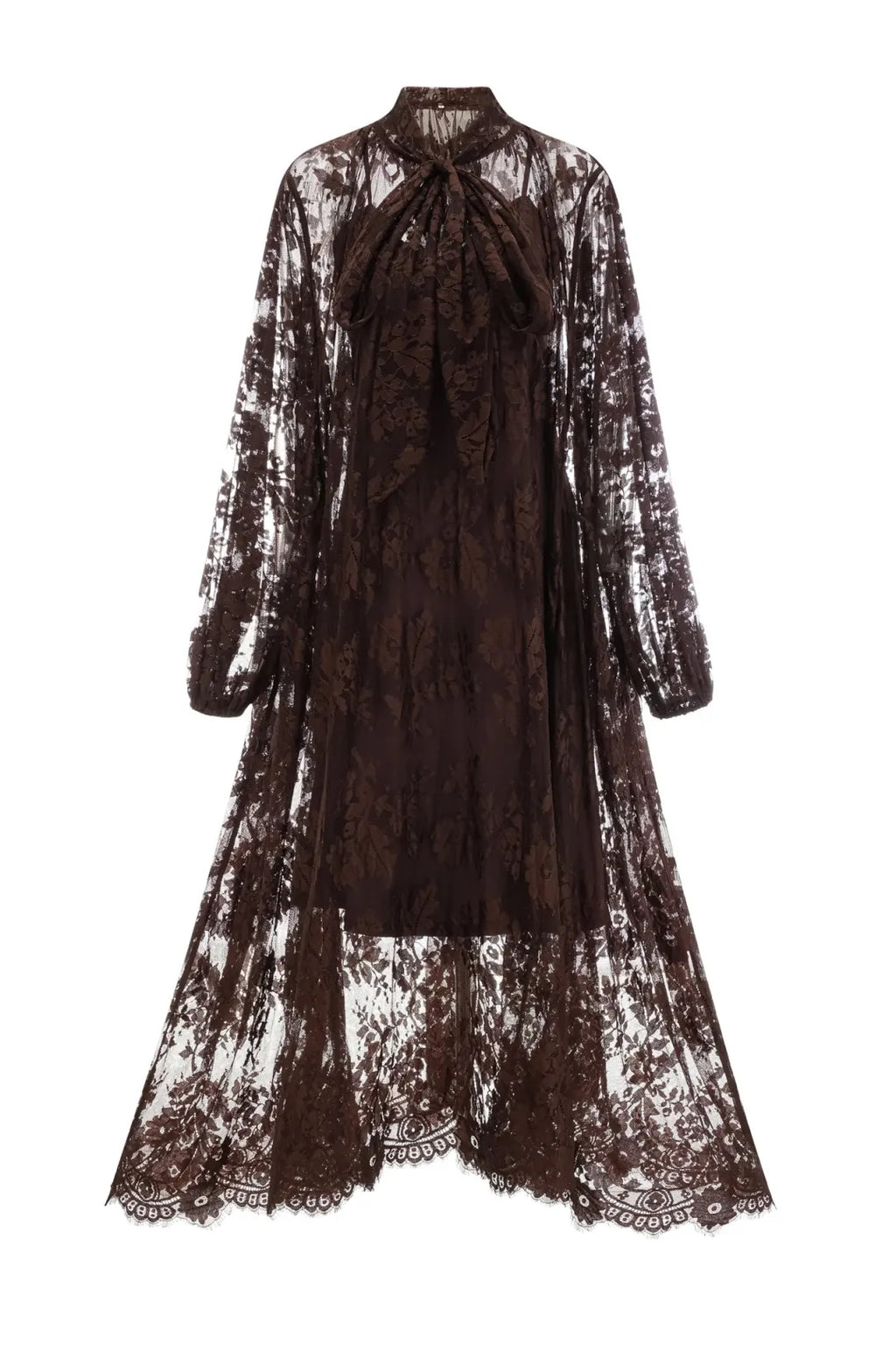 Vestido Iris encaje bohemio detalle de transparencias · Cloe Paris