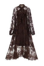 Vestido Iris encaje bohemio detalle de transparencias · Cloe Paris