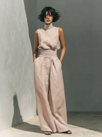 Conjunto Marieta rosa claro dos piezas – Cloe Paris