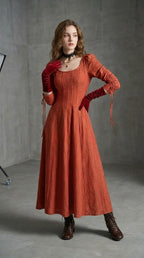 Vestido Catalina rayas vintage estilo cottagecore · Cloe Paris