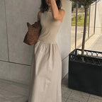 Vestido Dolores caqui elegante casual – Cloe Paris