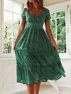Julia | Vestido midi con estampado floral