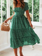 Julia | Vestido midi con estampado floral