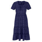 Julia | Vestido midi con estampado floral