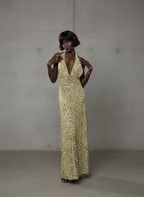 Chelsea | Vestido maxi con lazo en la espalda